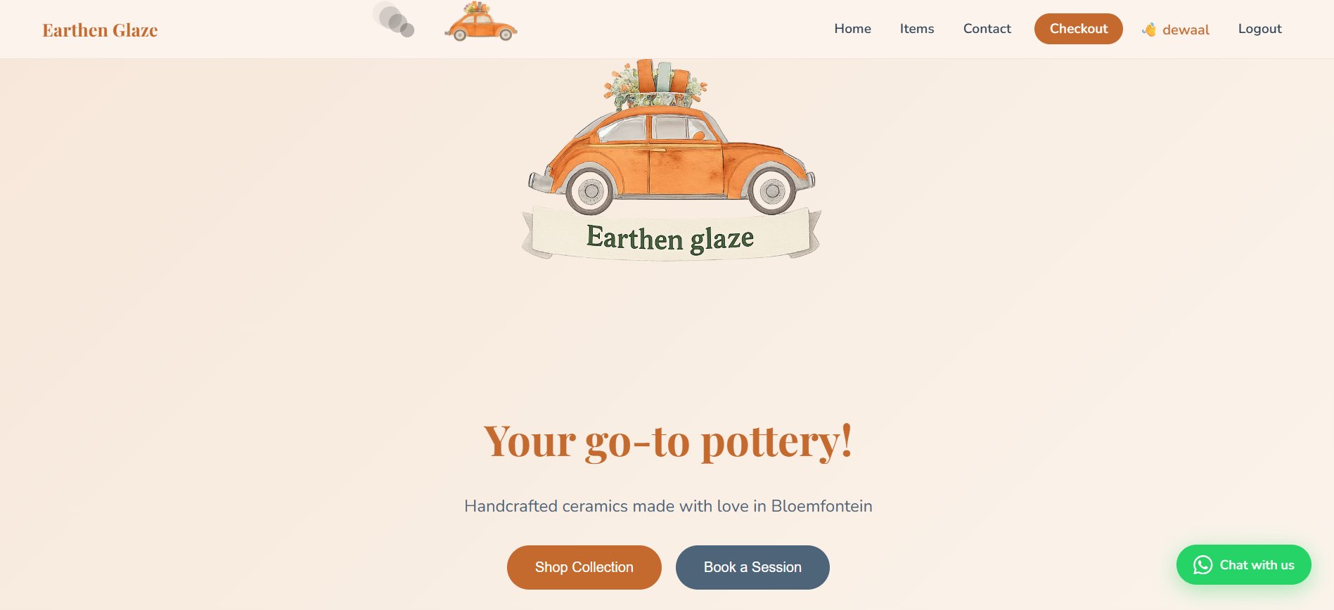 Earthen Glaze website